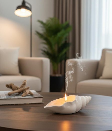 شمعة صدفة صغيرة